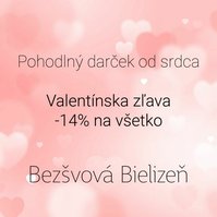 Valentínska zľava:  -14% na všetko!