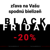 Black Friday: -20% na všetko!